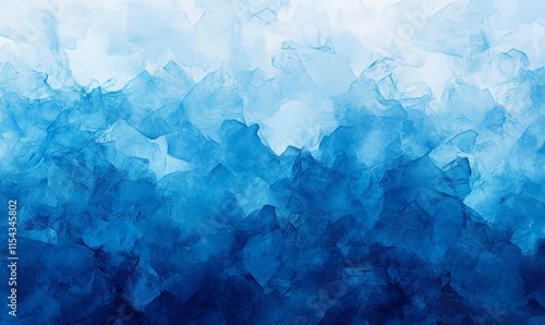 Abstract Blue Background, Generative AI