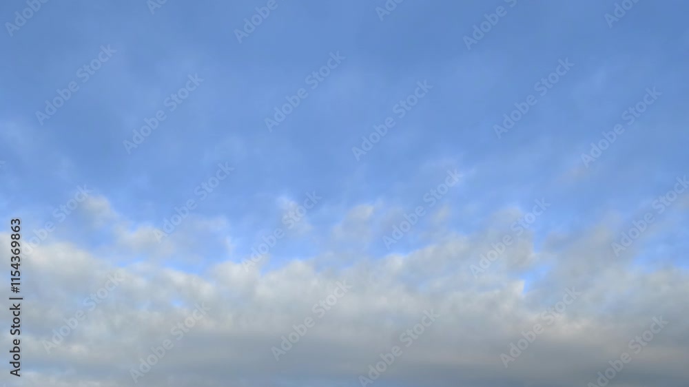 Orange little ball clouds cover the whole sky Orange little ball clouds cover the whole sky