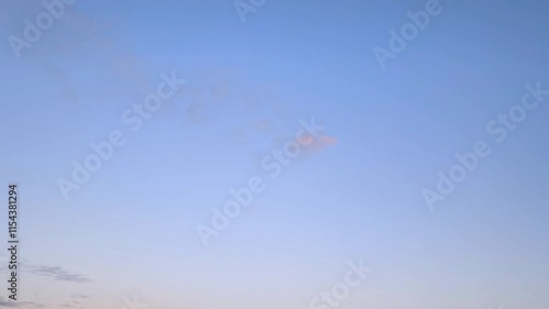 Wallpaper Mural Reddish and pink ball clouds at dawn Torontodigital.ca