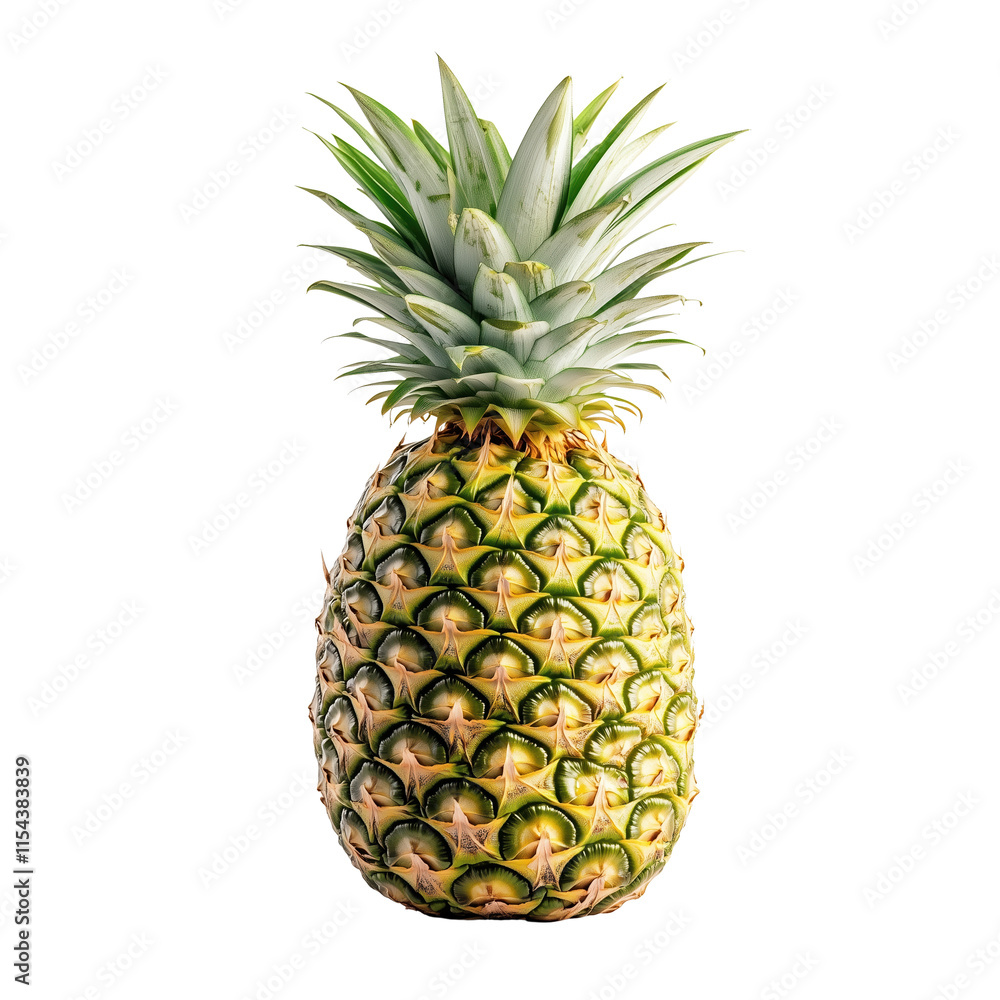 Pineapple isolated on white or transparent background Pineapple isolated on white or transparent background