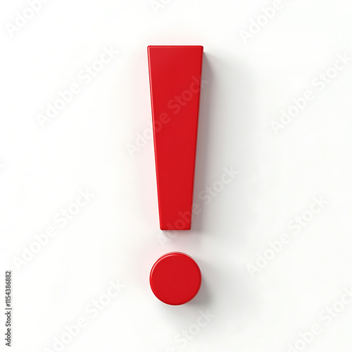 3d exclamation mark
