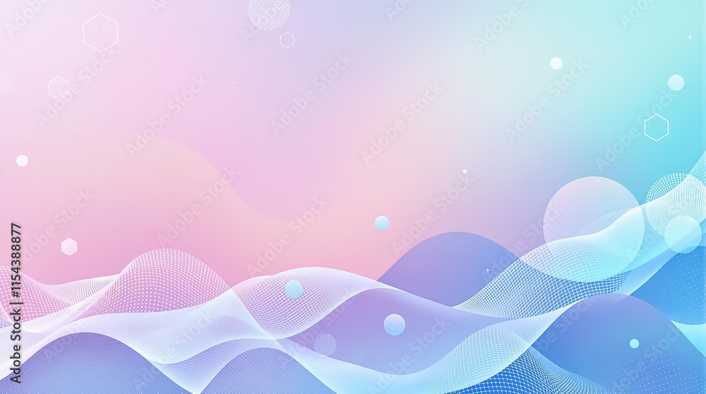 Soft Pastel Geometric Gradient Background Soft Pastel Geometric Gradient Background