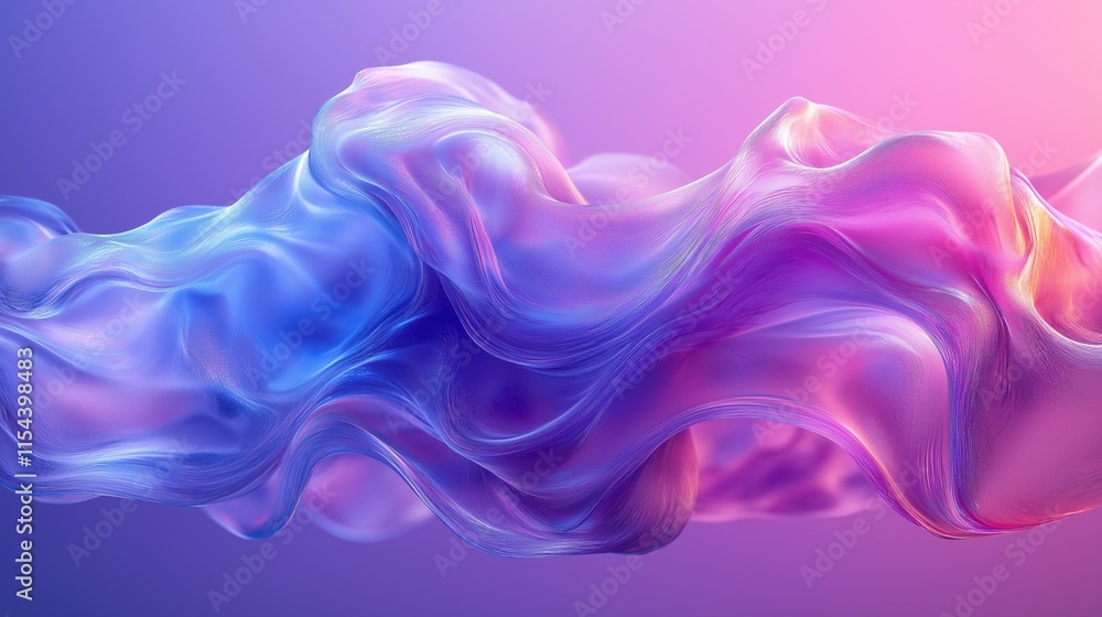 Fototapeta premium Abstract Bright Colored Liquid Background. 3D