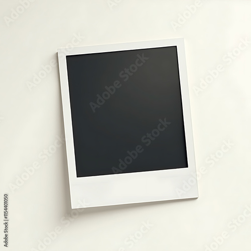 blank instant photo