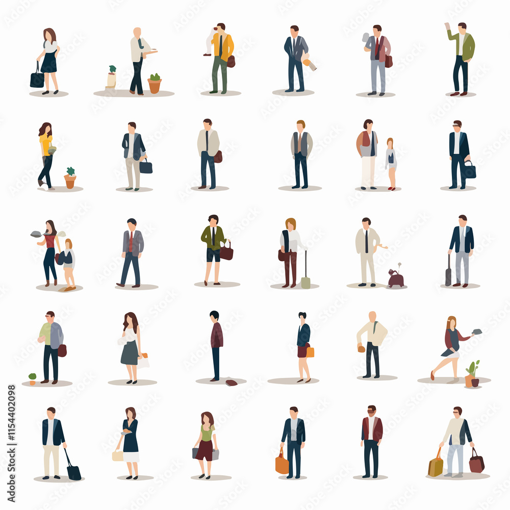 Vector People Icon Illustration for Isolated Design Projects Vector People Icon Illustration for Isolated Design Projects