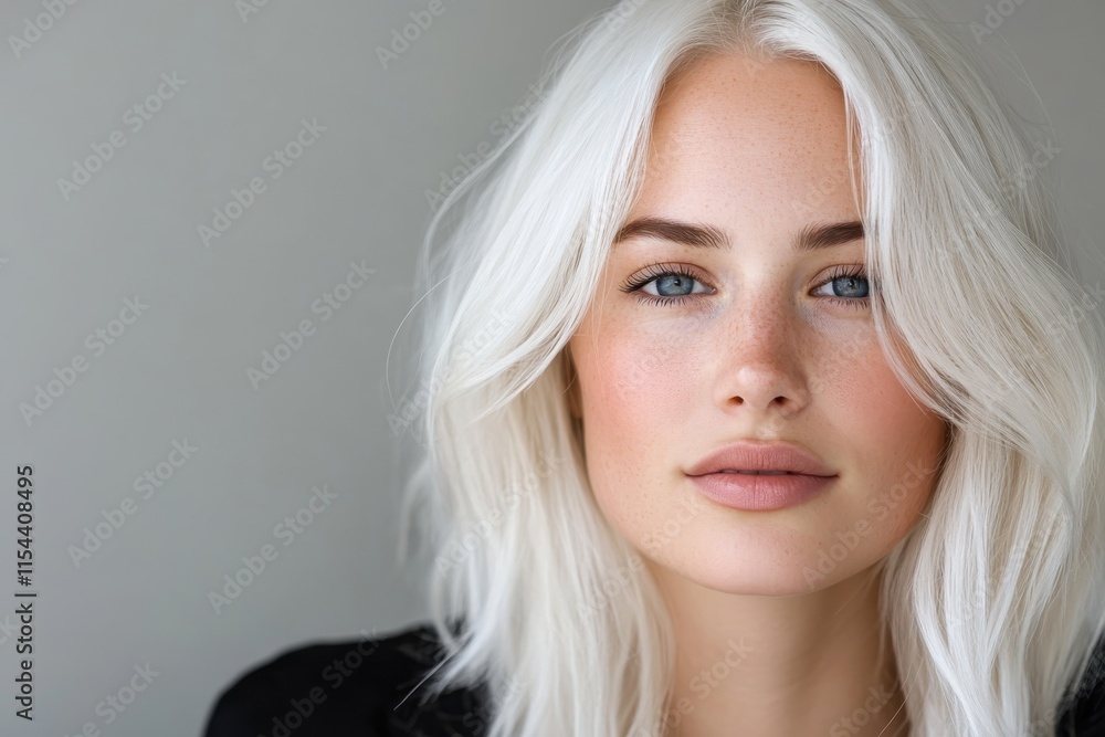 An elegant blonde woman gazes warmly at the camera, highlighting her inspiring beauty and grace, complemented by a soft-focus background that enhances her features. An elegant blonde woman gazes warmly at the camera, highlighting her inspiring beauty and grace, complemented by a soft-focus background that enhances her features.