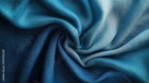 Imagen de tela en tonos azules