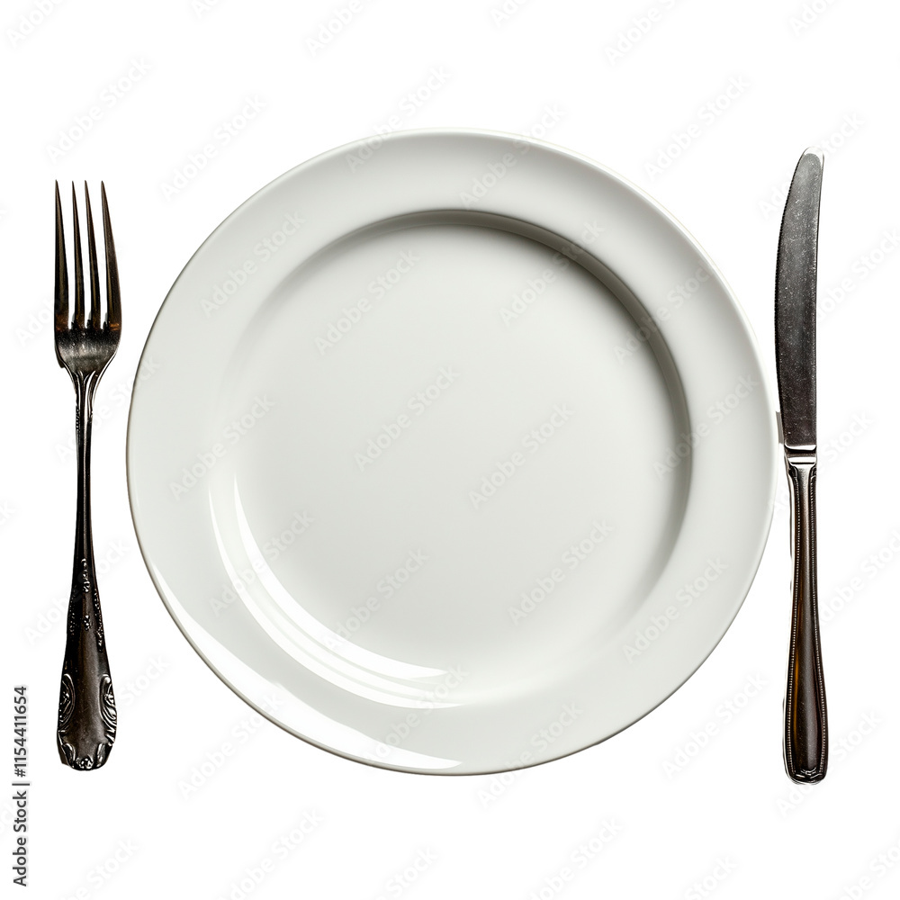 White ceramic plate isolated on white White ceramic plate isolated on white