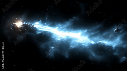 Wallpaper Mural Celestial Nebula, glowing gas and dust. Torontodigital.ca