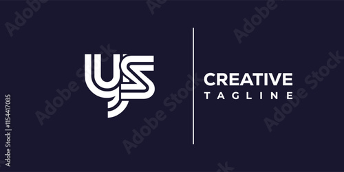 Y and S logo design. YS abstract Letters Logo Monogram. This logo design is the process of creating a visual symbol that represents a brand, company, or individual.
