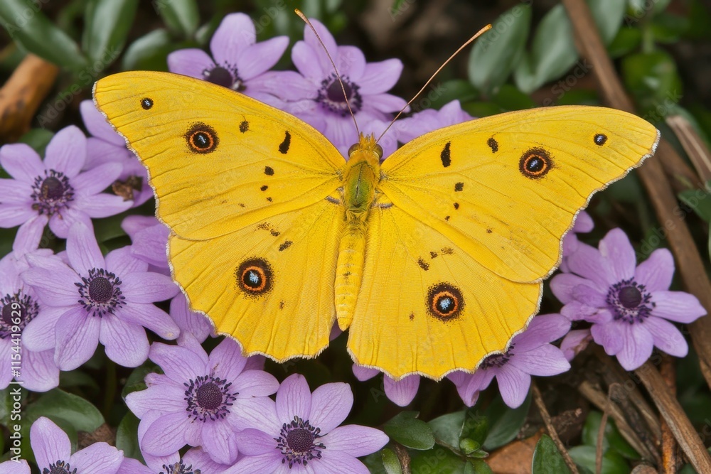 Obraz premium butterfly on flower