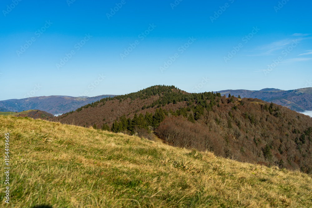 Joli paysage de Drumont à Bussang en Automne Joli paysage de Drumont à Bussang en Automne
