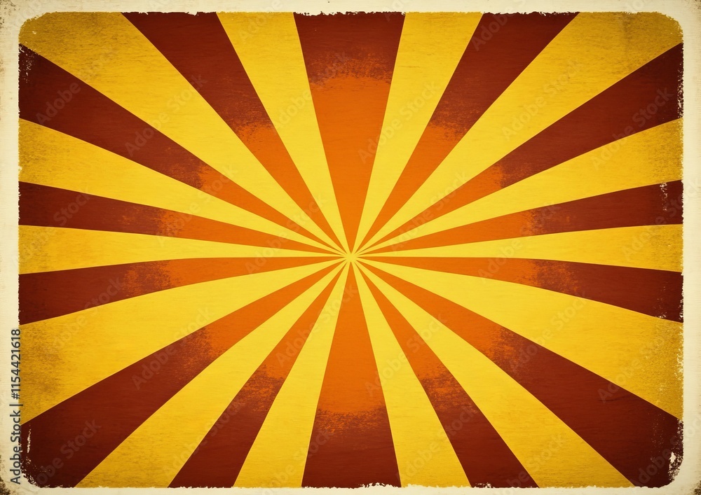 Fototapeta premium The scene captures a natural sun with a radiant gradient blending yellow and orange hues in the background.