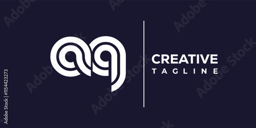 A and Q logo design. AQ abstract Letters Logo Monogram. This logo design is the process of creating a visual symbol that represents a brand, company, or individual.