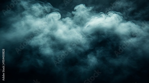 Dark teal and grey smoke texture.