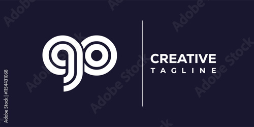 G and O logo design. GO abstract Letters Logo Monogram. This logo design is the process of creating a visual symbol that represents a brand, company, or individual.