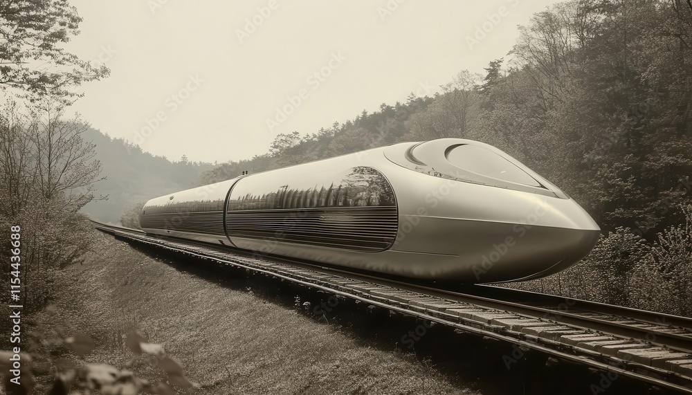 A sleek bullet train passing through a countryside landscape, blending modern innovation with natural beauty, vibrant and dynamic A sleek bullet train passing through a countryside landscape, blending modern innovation with natural beauty, vibrant and dynamic
