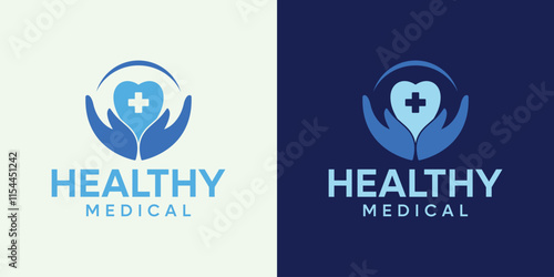 Medicine Caduceus pharmacy hospital clinic cross logo template design