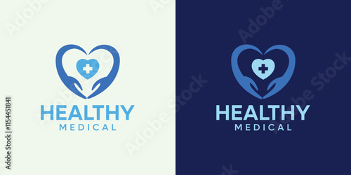 Medicine Caduceus pharmacy hospital clinic cross logo template design