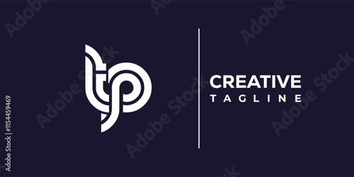 T and P logo design. TP abstract Letters Logo Monogram. This logo design is the process of creating a visual symbol that represents a brand, company, or individual.