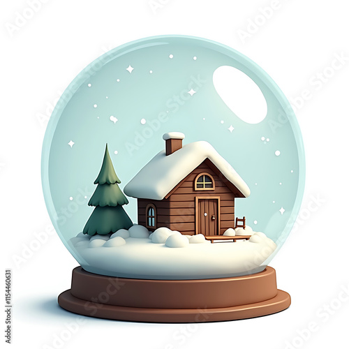 winterhouse snow globe photo