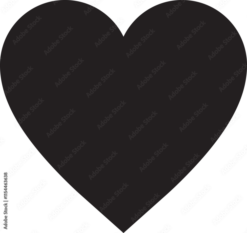 Heart icon vector, isolated on transparent background, simple icon illustration Heart icon vector, isolated on transparent background, simple icon illustration