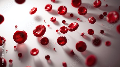 Red Blood Cells in Motion - The Flow of Life photo