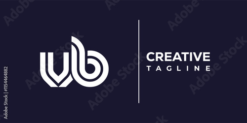 V and B logo design. VB abstract Letters Logo Monogram. This logo design is the process of creating a visual symbol that represents a brand, company, or individual.
