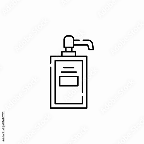 liquid soap icon sign vector