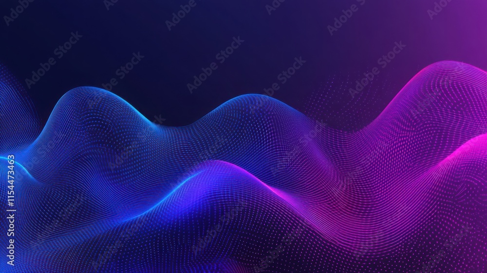 Vibrant Abstract Waves with Energetic Flow Vibrant Abstract Waves with Energetic Flow