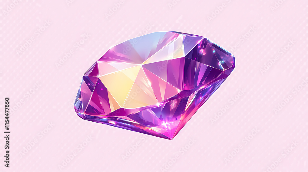 The diamond gem floats gracefully on a transparent background, reflecting light in a mesmerizing display of unparalleled brilliance and elegance. Brilliance. Illustration The diamond gem floats gracefully on a transparent background, reflecting light in a mesmerizing display of unparalleled brilliance and elegance. Brilliance. Illustration