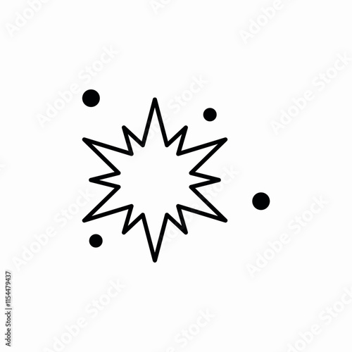 explosion boom icon sign vector