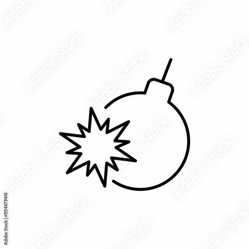 explosion bomb icon sign vector