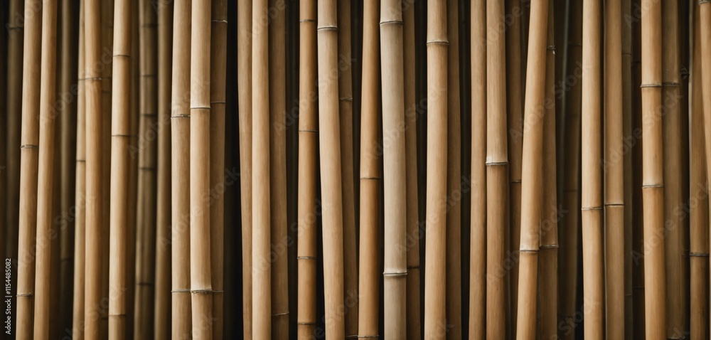 Fototapeta premium Bamboo Stalks Pattern Texture Background