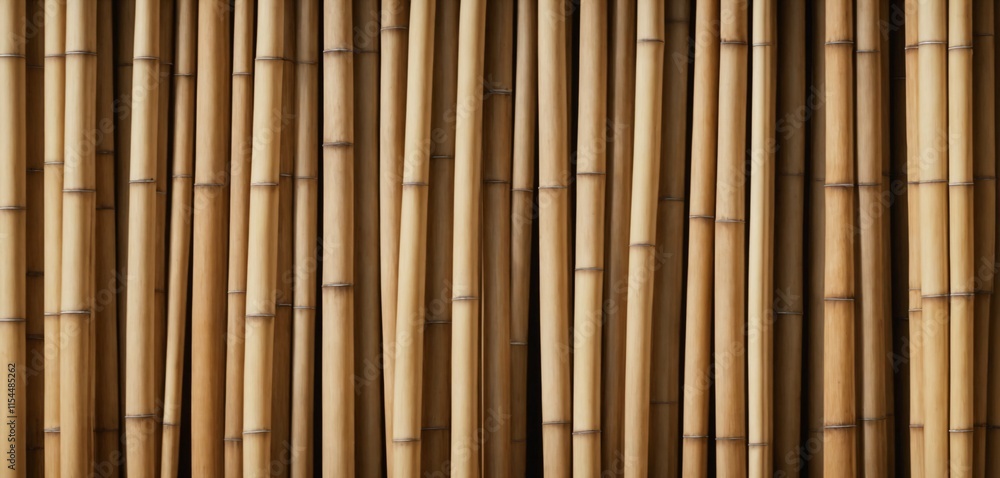 Fototapeta premium Bamboo Stalks Pattern Texture Background