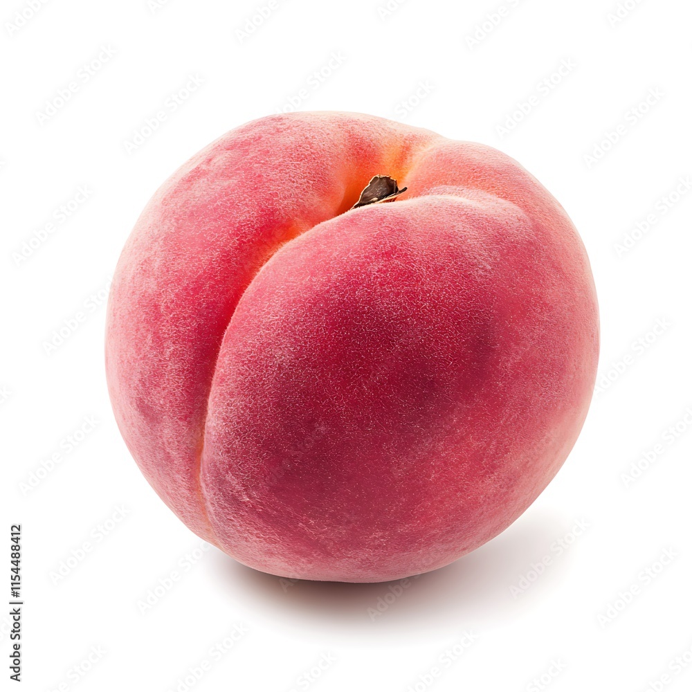 Fresh Peach Isolated on White Background Fresh Peach Isolated on White Background