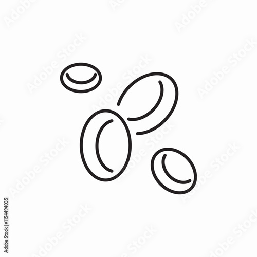 leukocytes veins icon sign vector