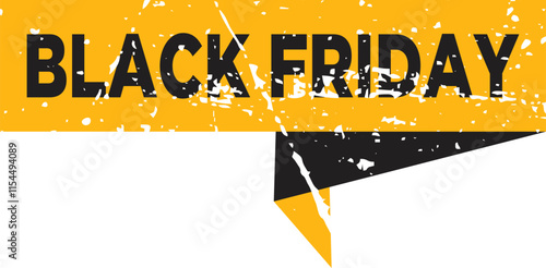 Grunge Black Friday Banner