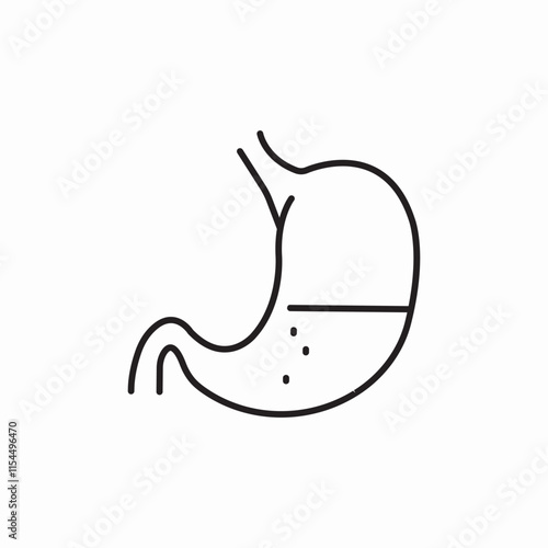 stomach aid icon sign vector