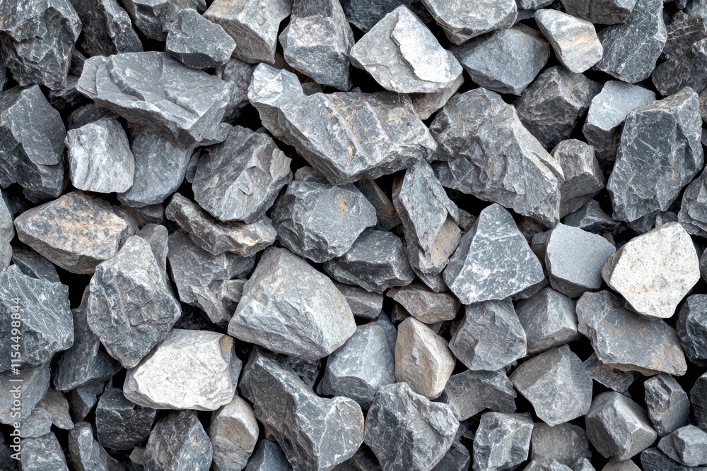 An abstract background gray gravel stones, highlighting the texture crushed stones and construction rocks from a top-down view An abstract background gray gravel stones, highlighting the texture crushed stones and construction rocks from a top-down view