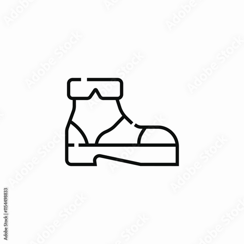 boots shoes icon sign vector