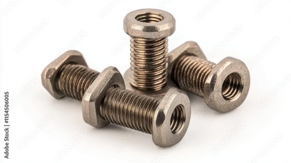 Assortment of Metal Screws Nuts and Bolts for Industrial Fastening and Construction Assortment of Metal Screws Nuts and Bolts for Industrial Fastening and Construction