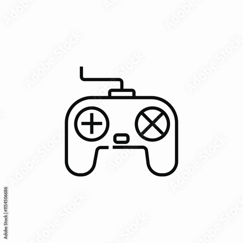 video game controller icon sign vector