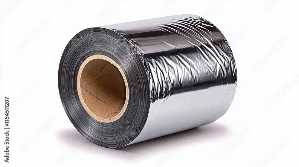 Rolled Metal Coil in Industrial Factory Warehouse Rolled Metal Coil in Industrial Factory Warehouse