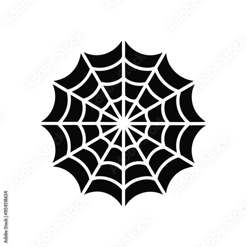 spider web pattern vector pattern trend design. Spooky spider web with holes realistic vector icon illustration.