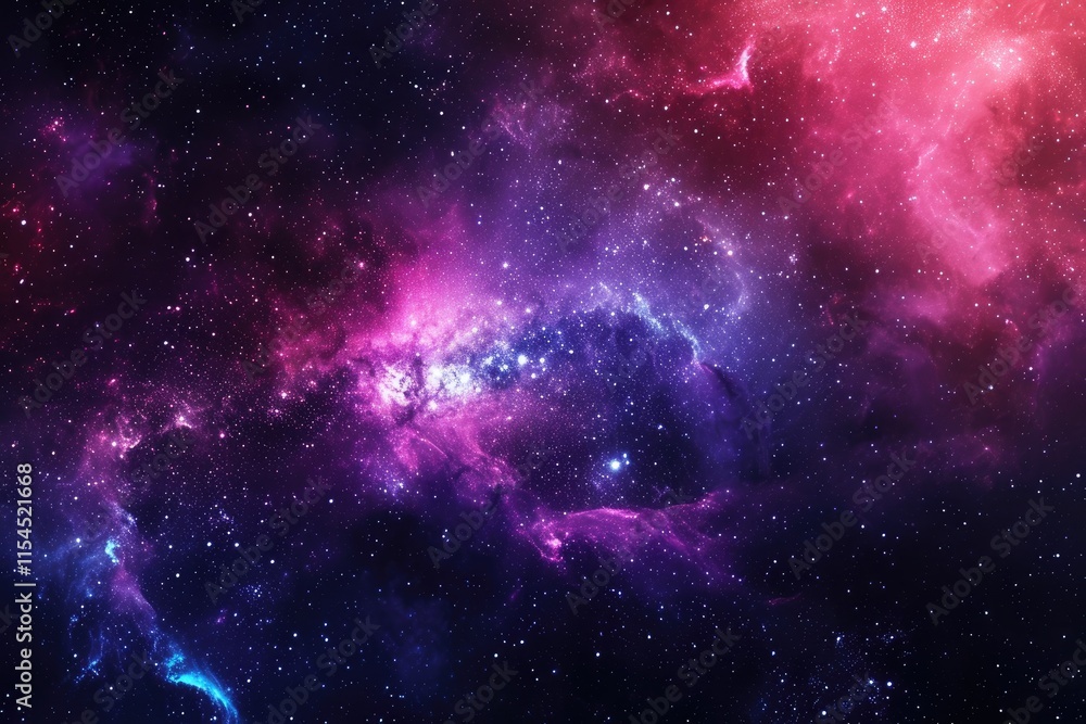 Naklejka premium Background design image of the beauty of the outer space galaxy, this image can be used as wallpaper for hang phones, laptops and can be used for other needs