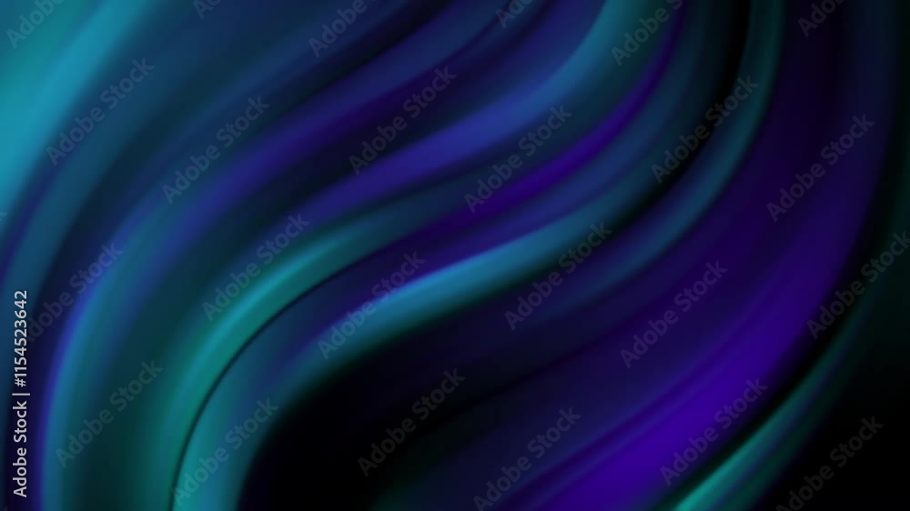Gradient Wave Abstract Art with Dark blue teal purple abstract swirling curves suitable for backgrounds, banners, web graphics, and modern design projects. 4K Animated Background Gradient Wave Abstract Art with Dark blue teal purple abstract swirling curves suitable for backgrounds, banners, web graphics, and modern design projects. 4K Animated Background