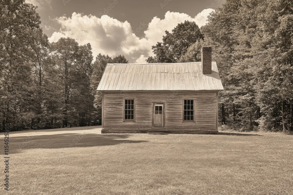 Rural schoolhouse, one-room education 1930s Rural schoolhouse, one-room education 1930s