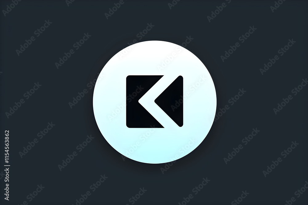 Abstract Flat Design Disconnect Icon Symbolizing Break, Disconnection, or Interruption in Continuity Abstract Flat Design Disconnect Icon Symbolizing Break, Disconnection, or Interruption in Continuity