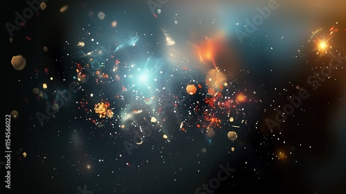 retro vintage film with light leaks, texture black background